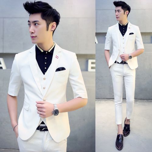 Costume homme en coton pour automne - Ref 1565838
