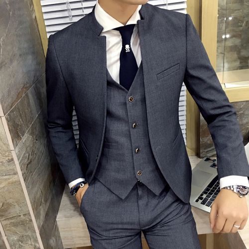 Costume homme en coton pour automne - Ref 1565869