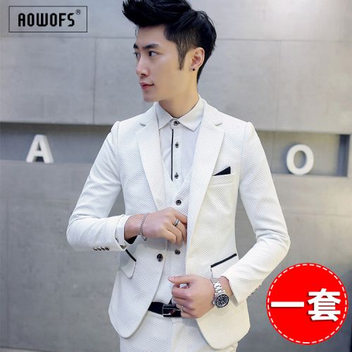 Costume homme AOWOFS Polyester pour Quatre saisons - Ref 1568250