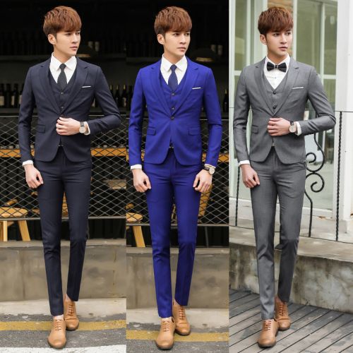 Costume homme en coton pour automne - Ref 1568326