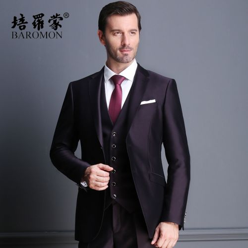 Costume homme BAROMON de fibres viscose polyester, rayonne pour automne - Ref 1568400