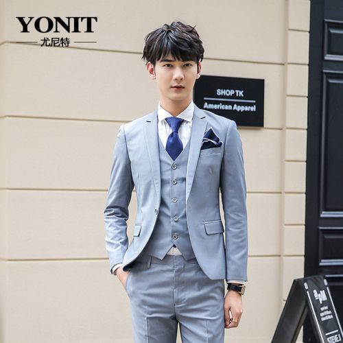 Costume homme Polyéthylène téréphtalate PET , des fibres de viscose pour automne - Ref 1568950