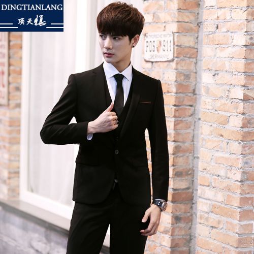 Costume homme de fibres viscose polyester, rayonne pour printemps - Ref 1568961