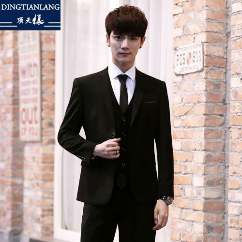 Costume homme de fibres viscose polyester, rayonne pour printemps - Ref 1568964