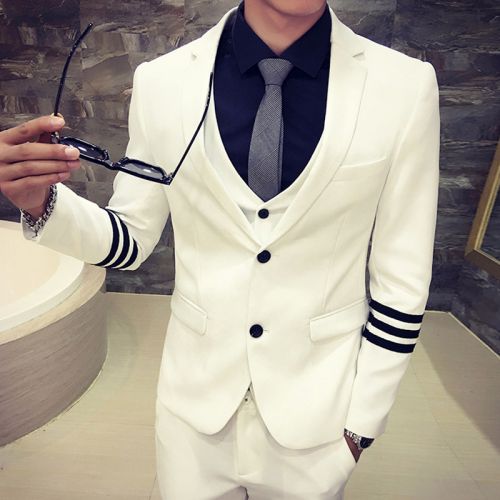 Costume homme AZLWS de coton, fibres polyester pour Quatre saisons - Ref 1569027