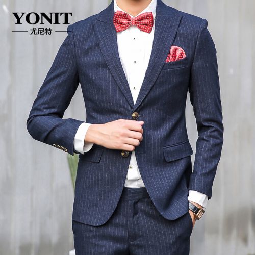 Costume homme Polyéthylène téréphtalate PET , des fibres de viscose pour automne - Ref 1569069