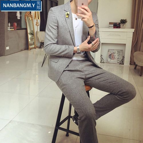 Costume homme NANBANGMY en coton pour automne - Ref 1569137