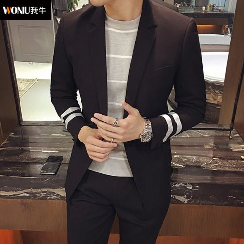 Costume homme Polyéthylène téréphtalate PET , de fibres viscose rayonne pour automne - Ref 1569269