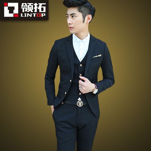 Costume homme en coton pour automne - Ref 1569396