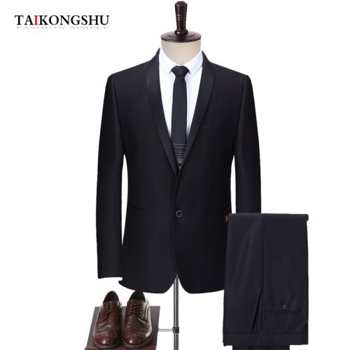 Costume homme TAIKONGSHU Polyéthylène téréphtalate PET , des fibres de viscose pour Quatre saisons - Ref 1569487
