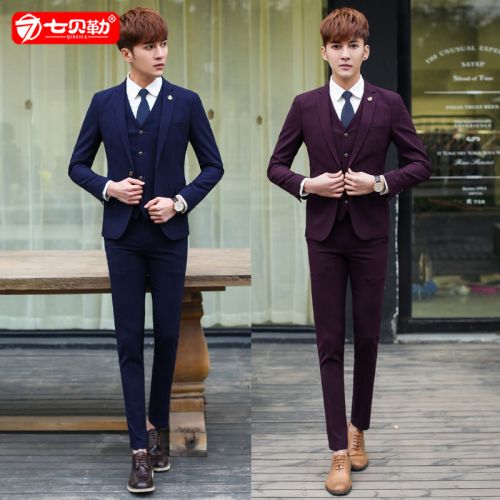 Costume homme en chanvre pour automne - Ref 1569510