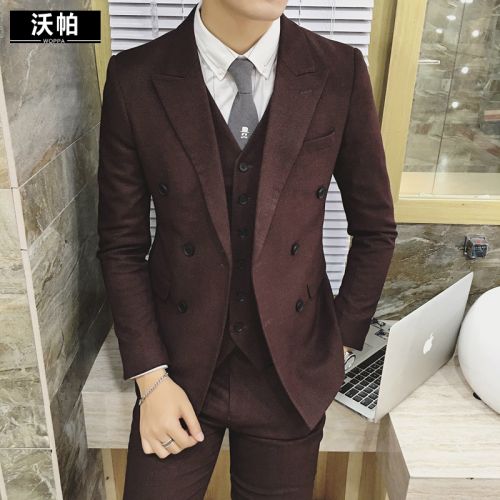 Costume homme en polyester pour automne - Ref 1570379