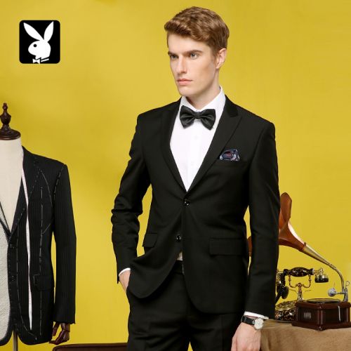 Costume homme PLAYBOY Fibre de polyester fibres viscose rayonne pour printemps - Ref 1570456
