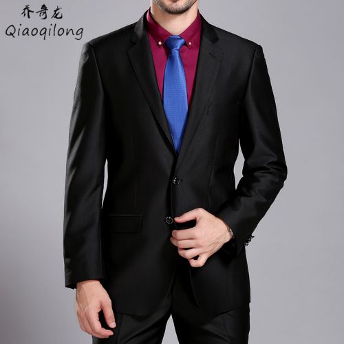 Costume homme de polyéthylène téréphtalate PET des fibres viscose , coton pour automne - Ref 1570464