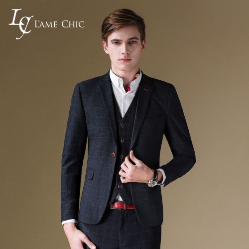 Costume homme L'AME CHIC Polyéthylène téréphtalate PET , des fibres de viscose pour printemps - Ref 1570476