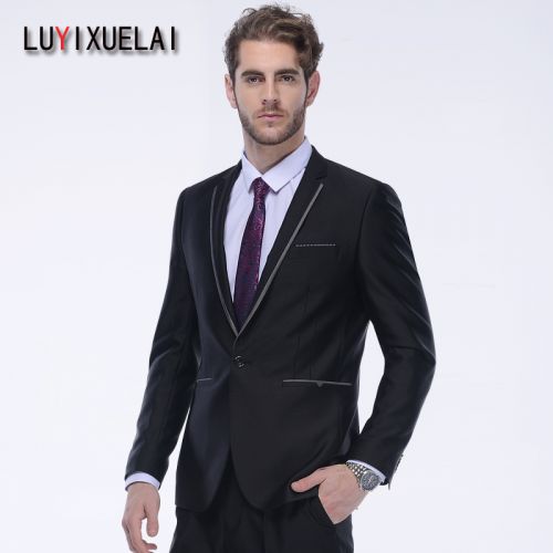 Costume homme LUYIXUELAI Fibre de polyester fibres viscose rayonne pour automne - Ref 1570540