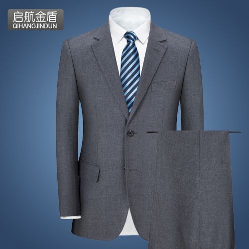 Costume homme de polyéthylène téréphtalate PET des fibres viscose , coton pour automne - Ref 1570574