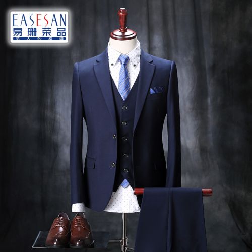 Costume homme EASESAN de fibres viscose polyester, rayonne pour printemps - Ref 1570588