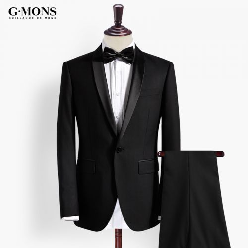 Costume homme GMONS Fibre de polyester fibres viscose rayonne pour printemps - Ref 1570785
