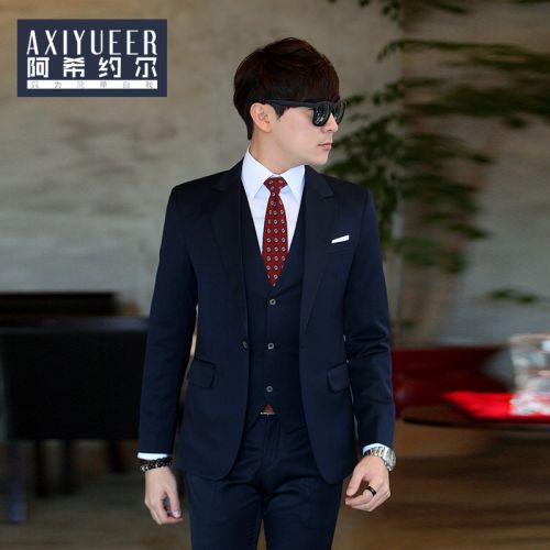Costume homme en polyester pour printemps - Ref 1570845