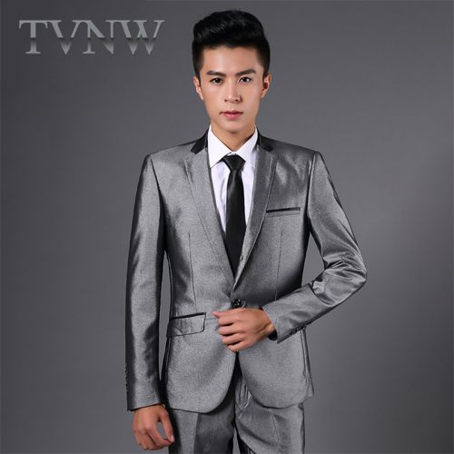 Costume homme TVNW fibre de polyester fibres viscose rayonne pour automne - Ref 1574365