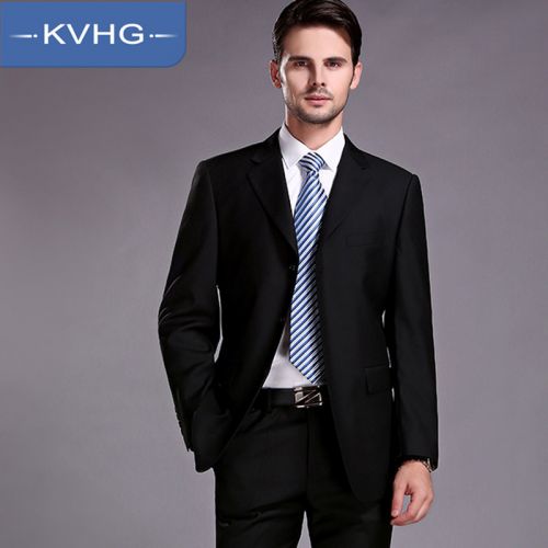 Costume homme KVHG coton, polyester viscose rayonne d'éthylène-téréphtalate PET pour automne - Ref 1574404