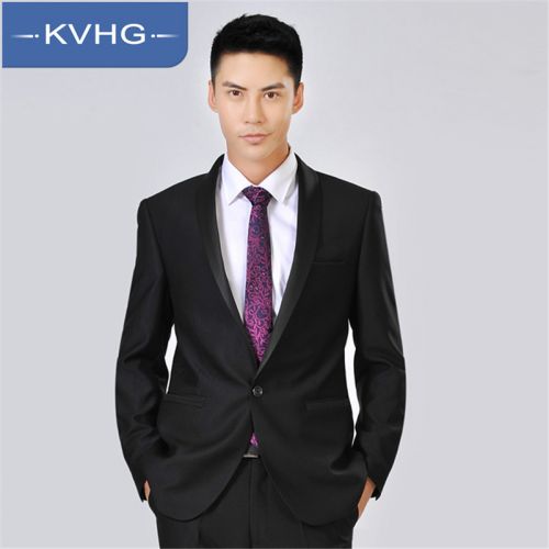 Costume homme KVHG Polyéthylène téréphtalate PET , des fibres de viscose pour automne - Ref 1574409