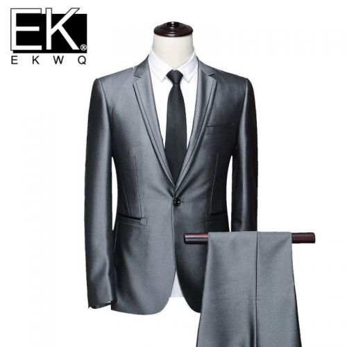 Costume homme EKWQ fibre de polyester fibres viscose rayonne pour Quatre saisons - Ref 1574414