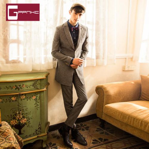 Costume homme GPPNKC Polyéthylène téréphtalate PET , des fibres de viscose pour printemps - Ref 1574421