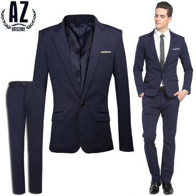 Costume homme ANTSZONE en polyester pour printemps - Ref 1576396