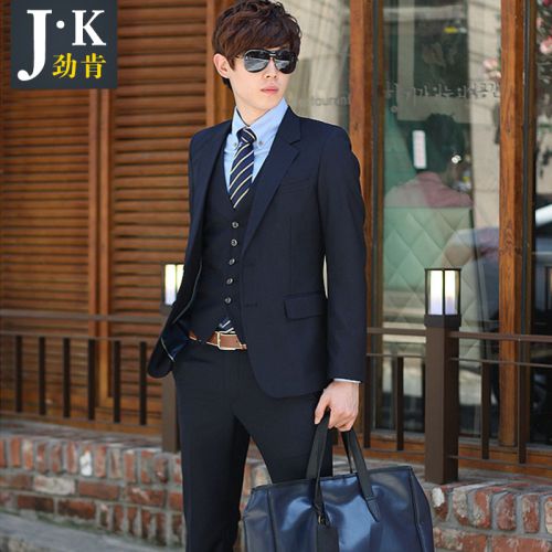 Costume homme JEEKRRNG Fibre de polyester fibres viscose rayonne pour printemps - Ref 1576459