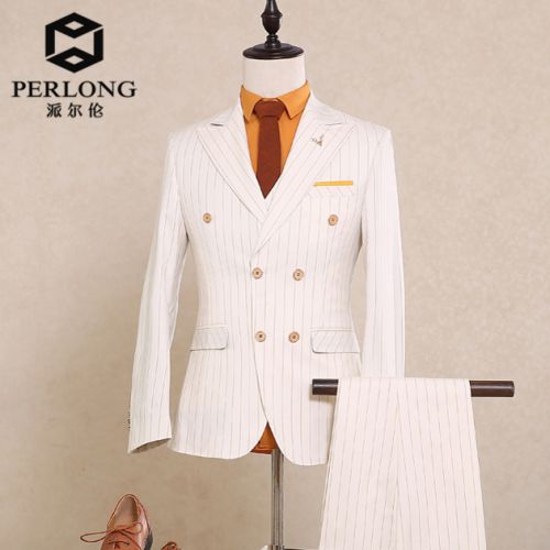 Costume homme en lainage pour automne - Ref 1576566