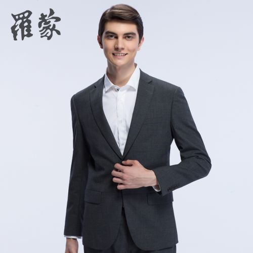 Costume homme ROMON Laine polyester fibre élastique de polyuréthane spandex pour automne - Ref 1576845