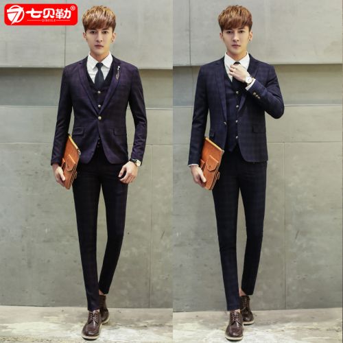 Costume homme en chanvre pour automne - Ref 1576930