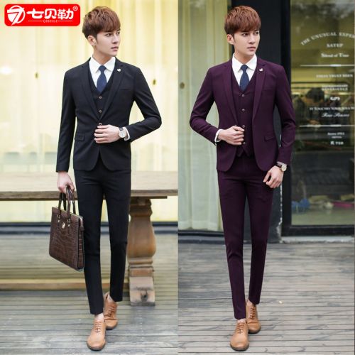 Costume homme en coton pour automne - Ref 1576934