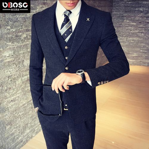 Costume homme OBOSO de fibres viscose polyester, rayonne pour automne - Ref 1577077