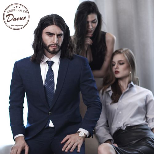 Costume homme de fibres viscose polyester, rayonne polyuréthane élastique fibreux spandex pour Quatre saisons - Ref 1577084