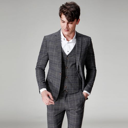 Costume homme en polyester pour automne - Ref 1577106