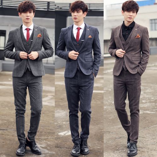 Costume homme en polyester pour automne - Ref 1577222