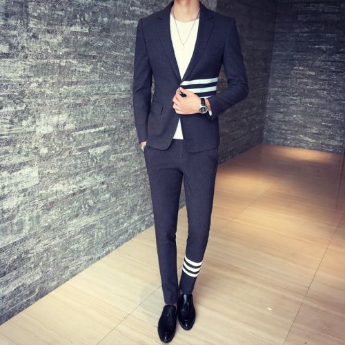 Costume homme en coton pour automne - Ref 1577350