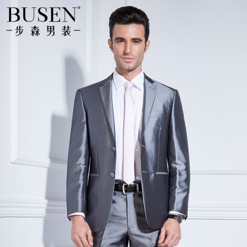 Costume homme BUSEN Fibre de polyester fibres viscose rayonne pour printemps - Ref 1577358