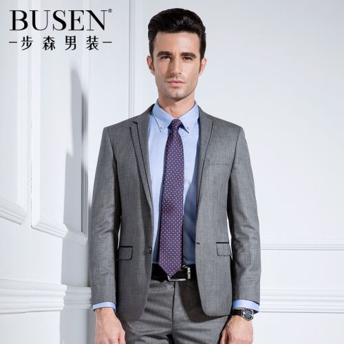 Costume homme BUSEN Fibre de polyester fibres viscose rayonne pour printemps - Ref 1577366