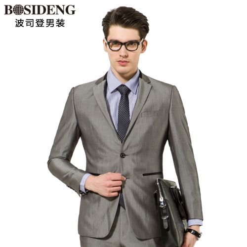 Costume homme de fibres viscose polyester, rayonne pour automne - Ref 1577561