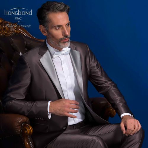 Costume homme HONGBOND Polyéthylène téréphtalate PET , des fibres de viscose pour Quatre saisons - Ref 1577813
