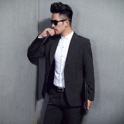 Costume homme fibres de polyester nouveau viscose rayonne pour Quatre saisons - Ref 1577823