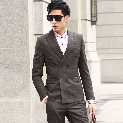 Costume homme SUSEZONE les fibres de viscose rayonne polyester à pour automne - Ref 1577970