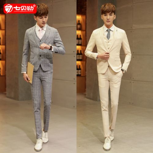 Costume homme en coton pour printemps - Ref 1578103