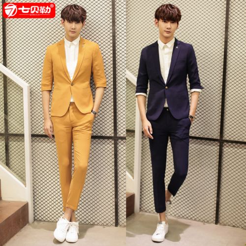 Costume homme en chanvre pour été - Ref 1578110