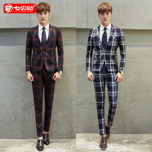 Costume homme en coton pour automne - Ref 1578133