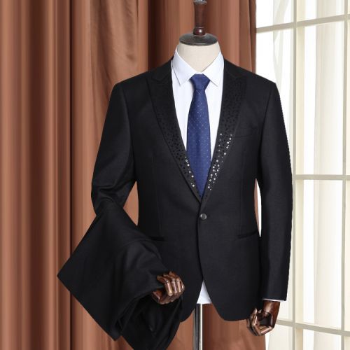 Costume homme SARAHOYOU Fibre de polyester fibres viscose rayonne pour automne - Ref 1578215